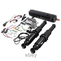 Rear Air Ride Suspension Kit with Air Tank Fit For Harley Road Glide 1994-2022 19