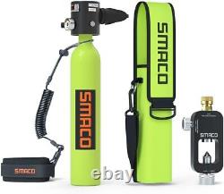 SMACO Scuba Diving Kit 0.5L Air Oxygen Tank Equipment Portable Diving Tank US