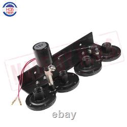 Train Horn Kit 1G Air Tank 150psi 4 Trumpets For Truck Car Pickup Loud System