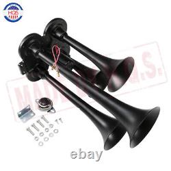 Train Horn Kit 1.5G Air Tank 150psi 4 Trumpets For Truck Car Pickup Loud System