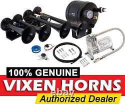 Train Horn Kit For Truck/car/pickup Loud System /0.5g Air Tank/150psi/4 Trumpets