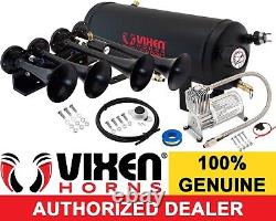 Train Horn Kit For Truck/car/pickup Loud System /1.5g Air Tank/150psi/4 Trumpets