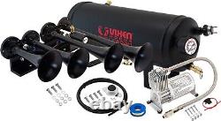Train Horn Kit For Truck/car/pickup Loud System /1.5g Air Tank/150psi/4 Trumpets