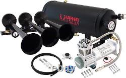 Train Horn Kit For Truck/car/pickup Loud System /1.5g Air Tank/200psi/3 Trumpets
