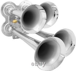 Train Horn Kit For Truck/car/pickup Loud System /1.5g Air Tank/200psi/4 Trumpets