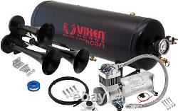 Train Horn Kit For Truck/car/pickup Loud System /2.5g Air Tank/200psi/3 Trumpets