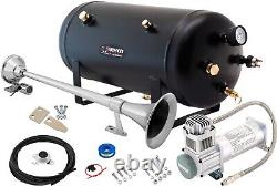 Train Horn Kit For Truck/car/pickup Loud System /5g Air Tank /200psi /1 Trumpet