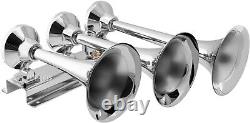 Train Horn Kit For Truck/car/semi Loud System /5g Air Tank /200psi /3 Trumpets
