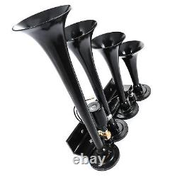 Train Horn Kit for Truck/Car/Pickup Loud System /1 Air Tank /150psi /4 Trumpets