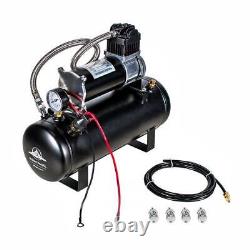 United Pacific Heavy Duty 12V 140 PSI Air Compressor & Tank Kit 46154