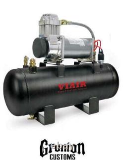 Viair 200 PSI Fast Fill Air Source Kit 380C Compressor 20007 with 2 Gallon Tank