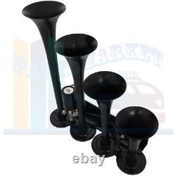 4 Trompettes Klaxon Air 1.5G 150PSI Kits Compresseur Réservoir Pour Voiture Train Camion