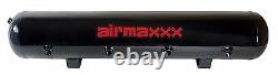 Airmaxxx Noir 480 Compresseurs pour suspension pneumatique 1/2 Soupapes en laiton Noir 7 Interrupteurs et Réservoir