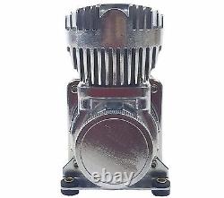 Compresseur d'air Airmaxxx Chrome 580 150 psi Commutateur hors filtre pour suspension de sac