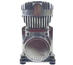 Compresseur d'air Airmaxxx Chrome 580 150 psi Commutateur hors filtre pour suspension de sac