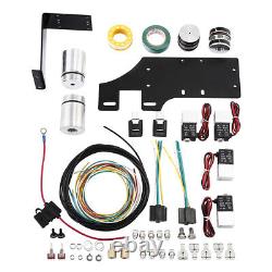 Kit d'abaissement de la suspension avant Air Ride + réservoir de suspension arrière adapté pour Harley Road Glide 14-23