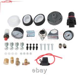 Kit de compresseur d'air à quatre trompettes bruyantes et réservoir 200PSI pour camion ou voiture système 12V