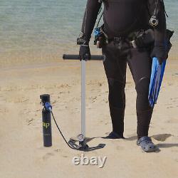 Kit de plongée avec mini bouteille d'air comprimé 0,5L et pompe pour la respiration en plongée avec tuba