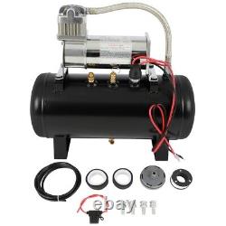 Kit de réservoir d'air de 2 gallons Réservoir d'air 150 Psi 12V DC Pour Train