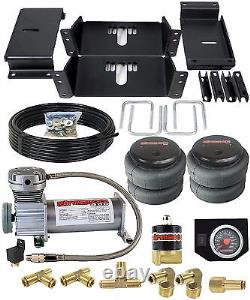 Kit de ressorts d'assistance à l'air avec contrôle depuis la cabine et réservoir pour Dodge Ram 8 Lug de 1994 à 2002