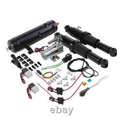 Kit de suspension arrière à air avec réservoir d'air adapté pour Harley Road Glide 1994-2022 19