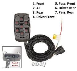 Kit de suspension pneumatique FASTBAG 3/8 complet avec sacs noirs pour Chevy S10 2WD 82-04
