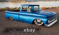 Kit de suspension pneumatique avant arrière pour Chevy C10 de 65 à 72 avec réservoir, jauges et compresseur