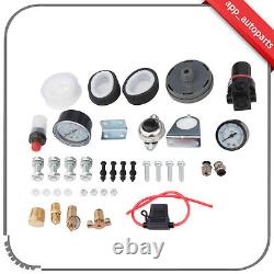 Réservoir d'air 200psi 3 GAL 4 Trompettes Train Horn Loud Kit pour Camion Voiture Semi Système