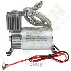 Réservoir d'air de 0,5 gallon à 12V, kit compresseur 150PSI avec jauge pour klaxons de train