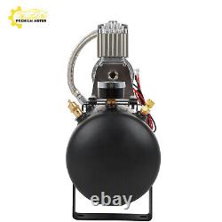 Réservoir d'air de 1,5 gal, compresseur 150 psi, kits de système embarqué pour klaxon de train 12V