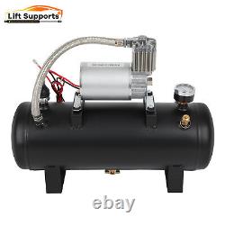 Réservoir d'air de 1,5 gallons 150 Psi Compresseur Kit système embarqué Convient pour klaxon de train 12V