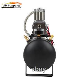 Réservoir d'air de 1,5 gallons 150 Psi Compresseur Kit système embarqué Convient pour klaxon de train 12V