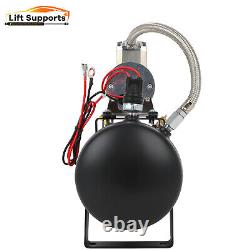 Réservoir d'air de 1,5 gallons 150 Psi Compresseur Kit système embarqué Convient pour klaxon de train 12V