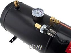 Réservoir d'air de 1 gallon / Compresseur de 150 psi Kit de système embarqué pour klaxon de train 12v Vxo8210