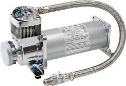 Réservoir d'air en aluminium de 3 gallons / Kit de système de compresseur 200 psi pour klaxon de train 12v Vxo8330apro