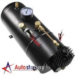 Système bruyant Réservoir de compresseur d'air 1G 150psi 4 Trompettes Kit de klaxon de train pour camion voiture